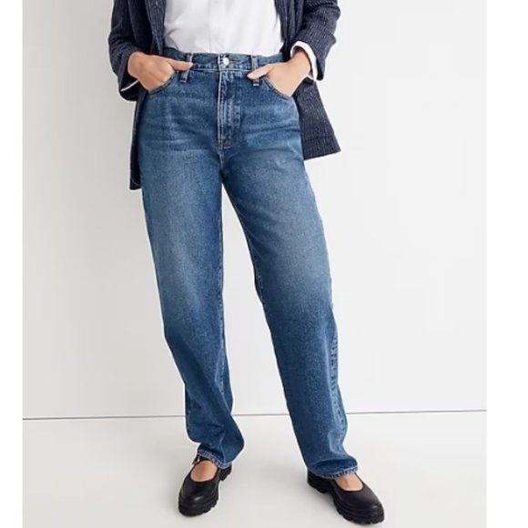 Madewell Denim - Madewell Baggy Straight Jeans in Firthway Wash